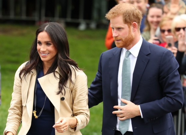 MELBOURNE, AUSTRALIA - OCTOBER 18: Prince Harry, Duke of Sussex and Meghan, Duchess of Sussex Meghan Markle