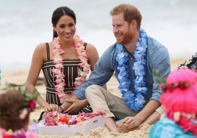 SYDNEY, AUSTRALIA - OCTOBER 19: Prince Harry, Duke of Sussex and Meghan, Duchess of Sussex Meghan Markle