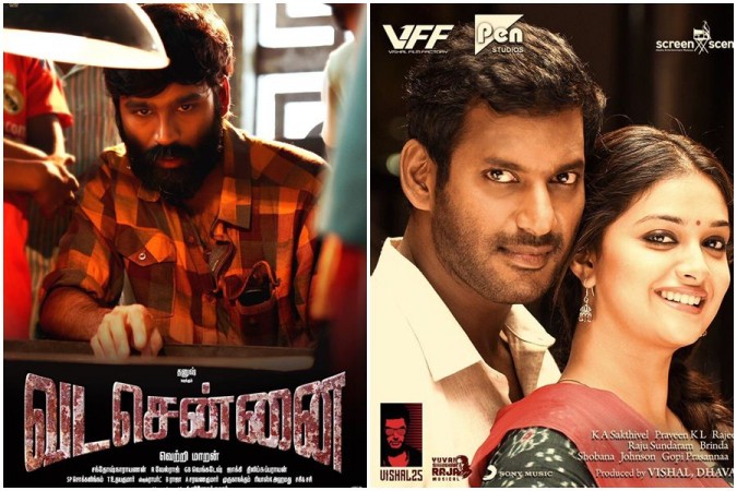 Vada Chennai and Sandakozhi 2 dominate Chennai box office. Vada Chennai vs Sandakozhi 2 at box office