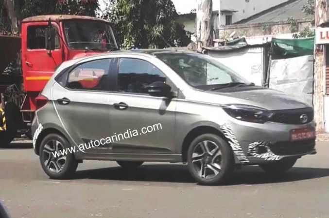 New Tata Tiago variant spotted near Pune plant Tata Tiago XZ