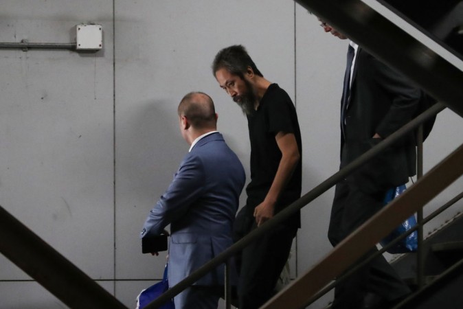 Journalist Jumpei Yasuda after release from captivity in Syria