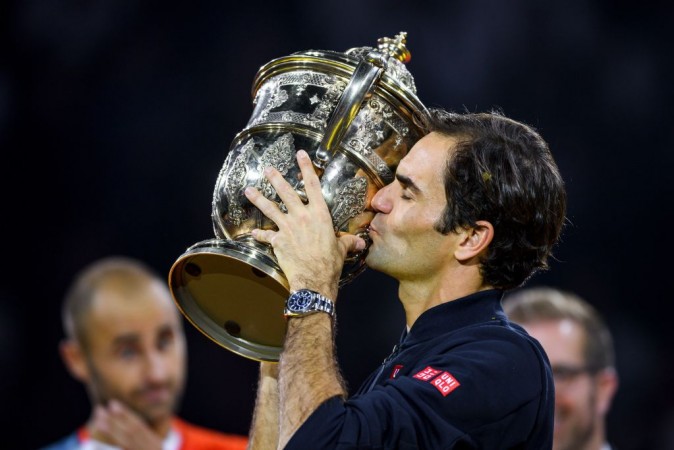 Roger Federer won his 99th career title on Sunday. Roger Federer