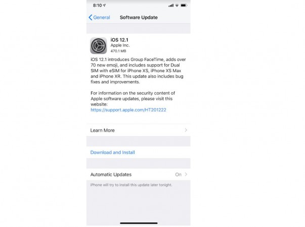   Apple, iOS 12.1, update, new Emoji, Dual SIM card, Real-time depth control, 