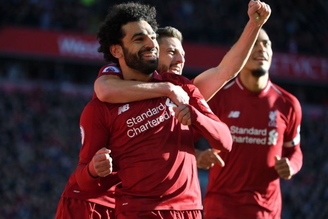Salah is just behind Aubameyang on the top-scorers chart. Mohamed Salah