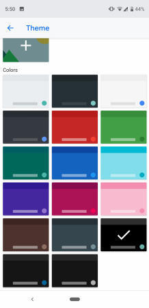 Gboard dark theme setting Gboard dark theme setting
