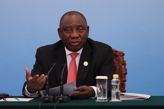 South African President Cyril Ramaphosa South African President Cyril Ramaphosa