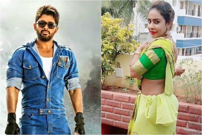 Allu Arjun and Sri Reddy Allu Arjun and Sri Reddy