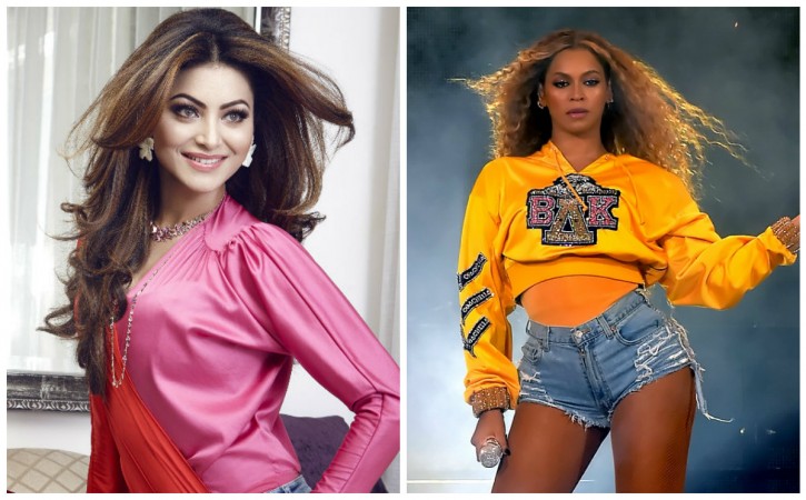 Urvashi Rautela and Beyonce Urvashi Rautela and Beyonce