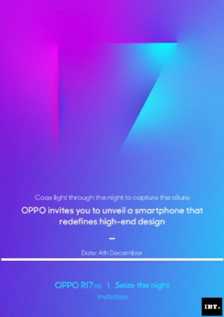 Oppo R17 Pro media invite sent to IBTimes India Oppo R17 Pro media invite sent to IBTimes India