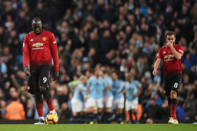 United lost to City 3-1 in a one-sided game at Etihad Manchester United