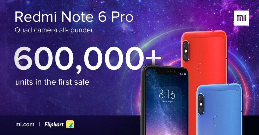 Xiaomi Redmi Note 6 Pro sale in India Xiaomi Redmi Note 6 Pro sale in India