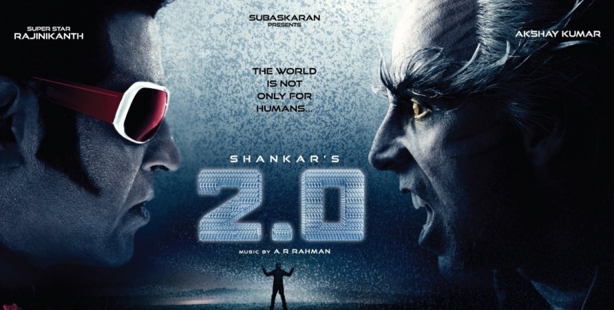 Rajinikanth, Akshay Kumar starrer 2.0 poster Rajinikanth, Akshay Kumar, 2.0