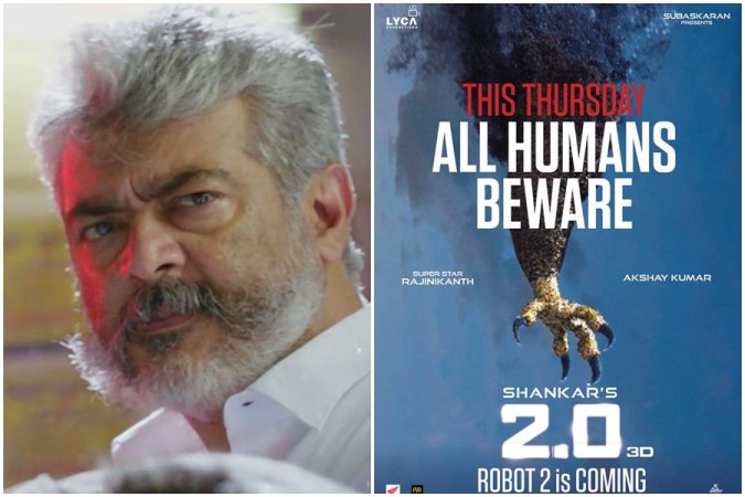 Ajith's Viswasam to be attached with Rajinikanth's 2.0. 2.0 and Viswasam