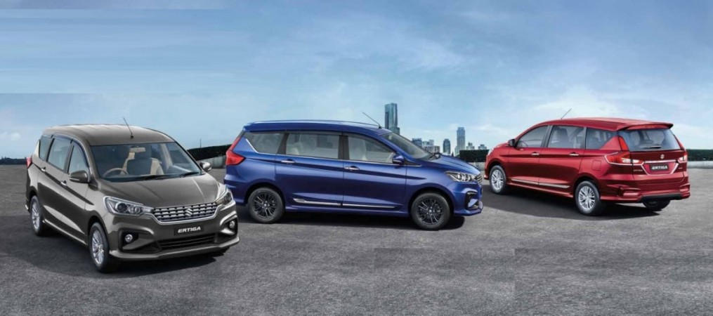 2018 Maruti Suzuki Ertiga with accessories 2018 Maruti Suzuki Ertiga