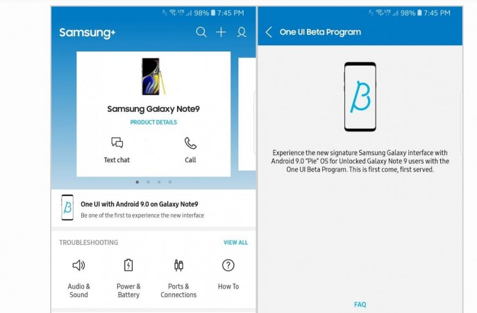 Samsung One UI beta programme for Galaxy Note9 goes live in select markets. Samsung, One UI, beta, Android Pie, Galaxy Note9