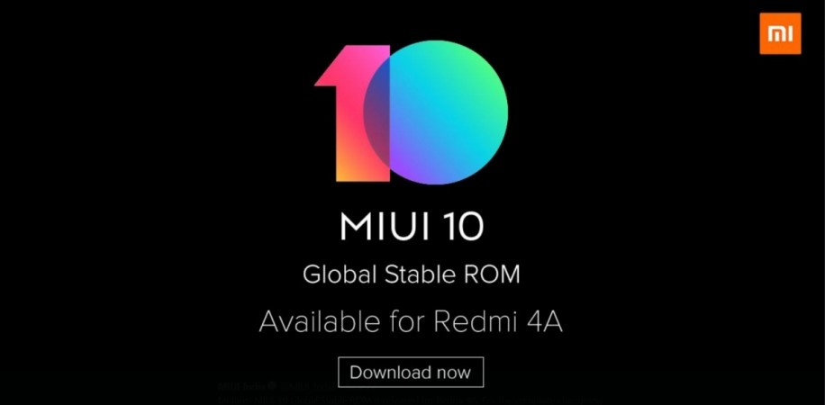 Xiaomi Miui 10 Global Rom Release Tracker Redmi 4a Get New Mobile Software Update Ibtimes India