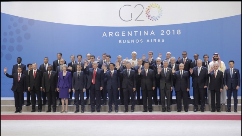 World Leaders Pose For Official G20 Summit 2018 Photo