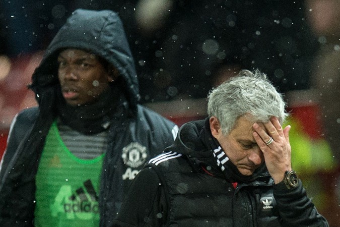 Mourinho (R) and Pogba (L) have definitely fallen out Manchester United