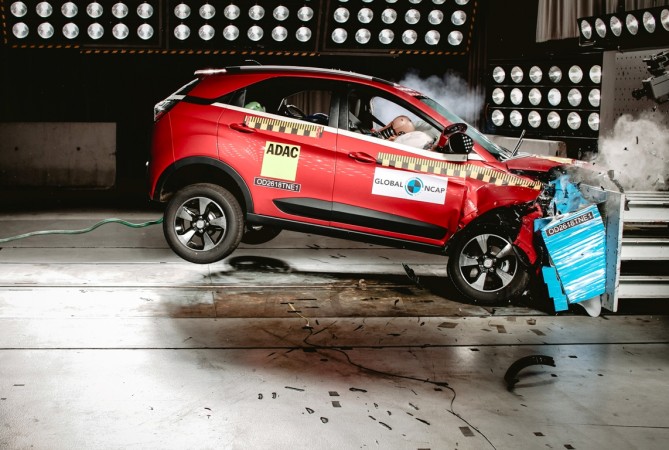 Tata Nexon performing during the latest Global NCAP crash test Tata Nexon, Crash Test