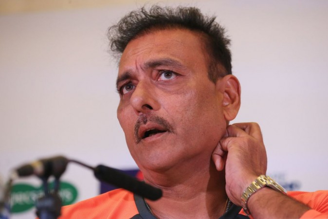 Shastri was spotted drinking beer outside the team hotel. Ravi Shastri
