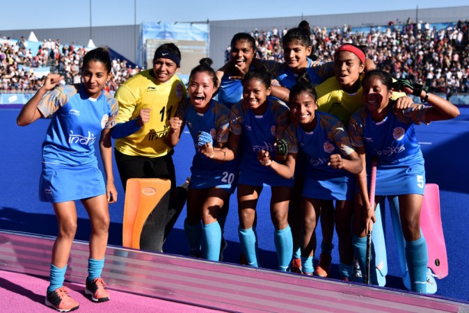 File Photo of the Indian women's hockey team India women's hockey team
