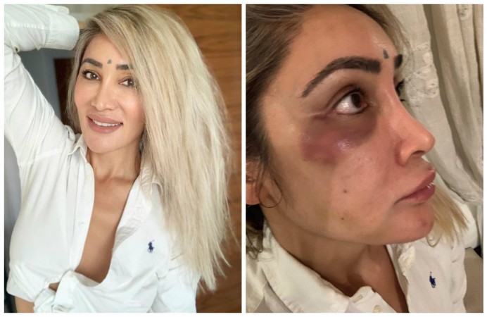 Sofia Hayat physically assaulted Sofia Hayat physically assaulted