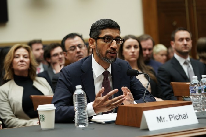 Google CEO Sundar Pichai testifies before the House Judiciary Committee at the Rayburn House Office Building on December 11, 2018 in Washington, DC. Google CEO Sundar Pichai