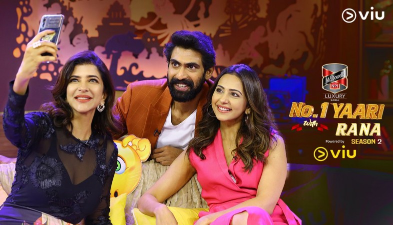 Lakshmi Manchu and Rakul Preet Singh on Rana Daggubati's No 1 Yaari season 2 Lakshmi Manchu and Rakul Preet Singh on Rana Daggubati's No 1 Yaari season 2