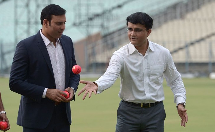 Sourav Ganguly (R) and VVS Laxman (L) Sourav Ganguly VVS Laxman