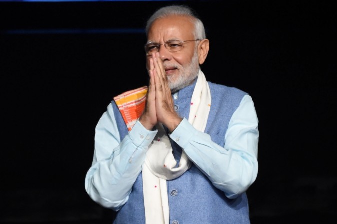 India's Prime Minister Narendra Modi gestures, during the 'Yoga for Peace' event in Buenos Aires, on November 29, 2018, on the eve of the G20 Leaders' Summit. - Global leaders gather in the Argentine capital for a two-day G20 summit beginning on Friday likely to be dominated by simmering international tensions over trade. (Photo by Martin BERNETTI / AFP) ARGENTINA-G20-SUMMIT-YOGA-MODI