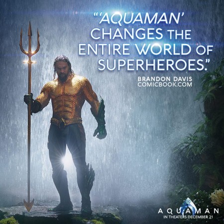 Aquaman is high on action and adventure Aquaman