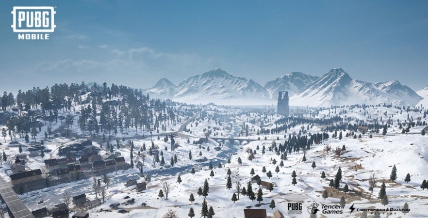 PUBG Mobile Vikendi snow map. PUBG Mobile, Vikendi snow app, 0.10.0 update