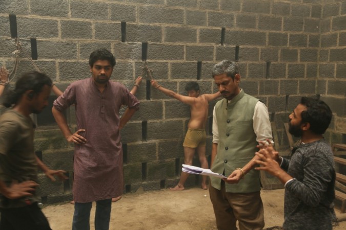 Vijay Raaz on the sets of Waah Zindagi Vijay Raaz