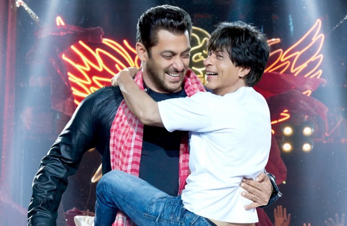 Zero movie still featuring Shah Rukh Khan and Salman Khan Zero, Shah Rukh Khan, Salman Khan