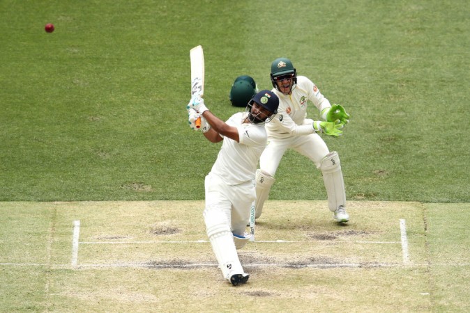 Pant in action against Australia at Perth Rishabh Pant