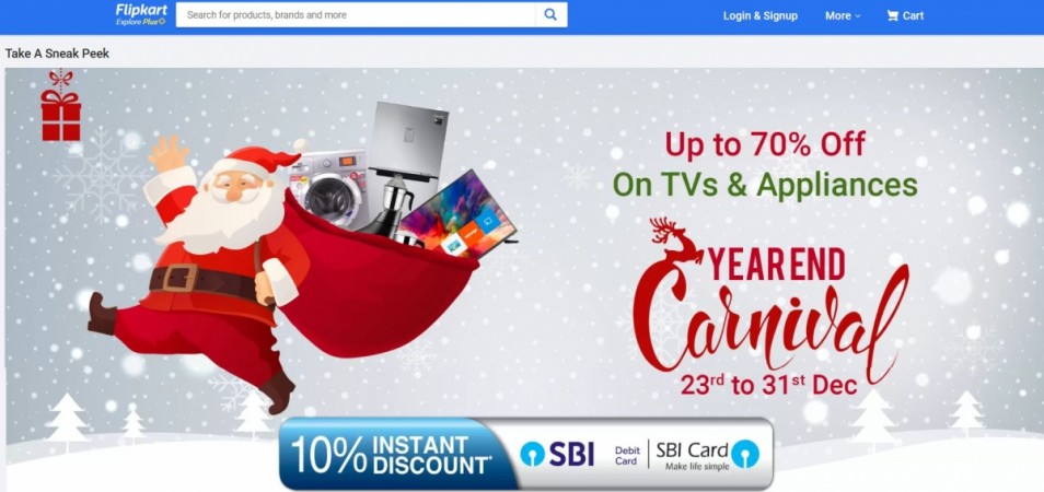 Flipkart Year End Carnival sale 2018: Top deals on Smart LED TVs, washing machines, refrigerators and more Flipkart, Year End Carnival, Sale, 2018, smart LED TVs, refrigerators, washing machines