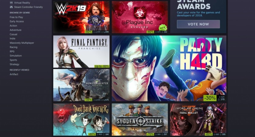 Best Tech Christmas Gift Guide The Steam Winter Sale 18 Offers Huge Discounts On Top Gaming Titles