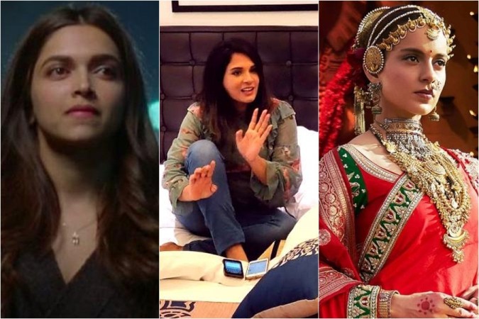 Deepika Padukone, Richa Chadha, Kangana Ranaut Deepika Padukone, Richa Chadha, Kangana Ranaut