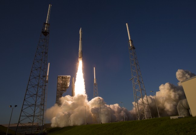 In this handout photo provided by NASA, the United Launch Alliance Atlas V rocket carrying NASA's Origins, Spectral Interpretation, Resource Identification, Security-Regolith Explorer (OSIRIS-REx) spacecraft lifts off on from Space Launch Complex 41 on Thursday, Sept. 8, 2016, at Cape Canaveral Air Force Station in Florida. Osiris R Ex NASA rocket launch