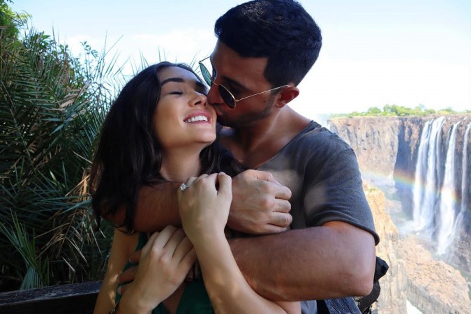 Ammy Jackson, George Panayiotou engaged Ammy Jackson, George Panayiotou