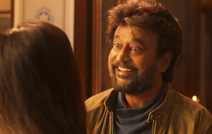 Rajinikanth in Petta. A colourful look of Rajinikanth in Petta