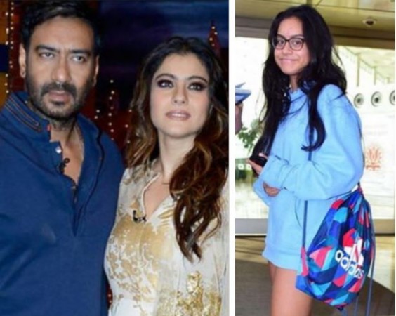 Ajay Devgn, Kajol and Nysa