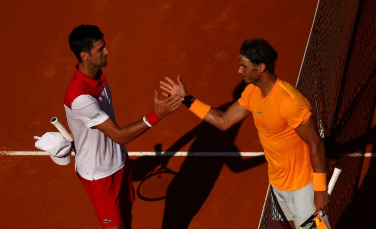 Nadal and Djokovic will meet in a grand slam final for the 8th time. Novak Djokovic Rafael Nadal