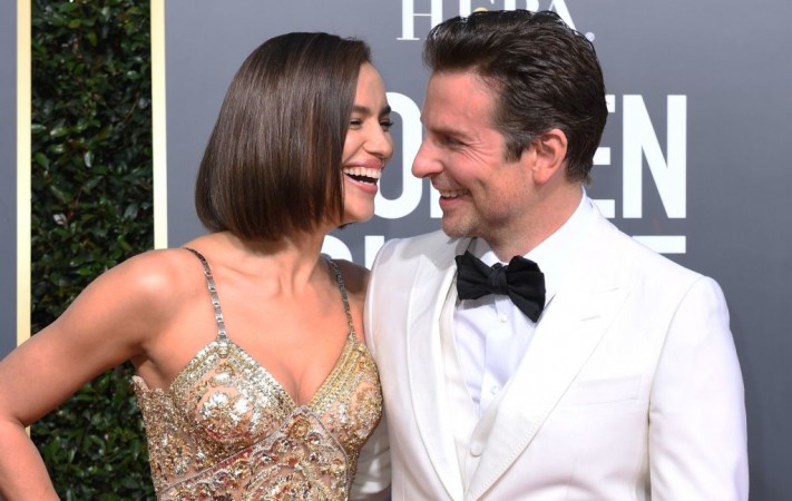 Bradley Cooper (R) and his partner Russian model Irina Shayk Irian Shayk