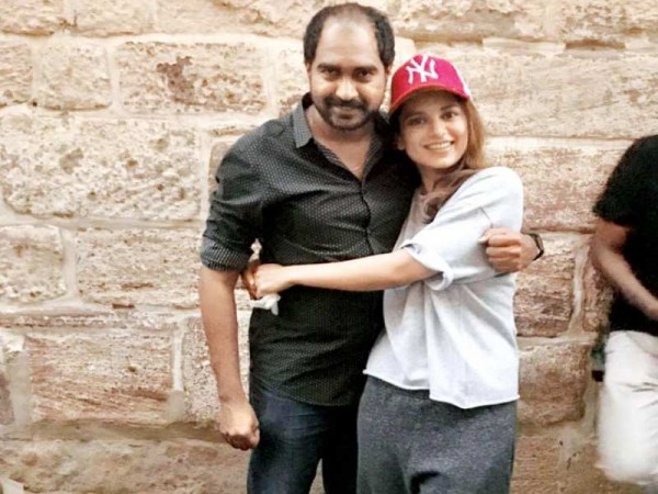 Director Krish aka Radhakrishna Jagarlamudi and Kangana Ranaut on Manikarnika set Director Krish aka Radhakrishna Jagarlamudi and Kangana Ranaut on Manikarnika set