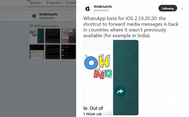 WhatsApp forward option makes a comeback on both Android and iOS platforms in India WhatsApp, forward, limit, global regions.