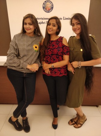 Prabhjee Kaur with her sisters. Prabhjee Kaur