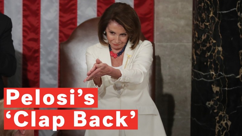 Nancy Pelosi Applauds Trump. 南希·帕普娜·埃珀·埃珀里,在全国各地的竞争对手都是