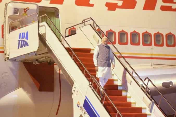 Modi air india aircraft