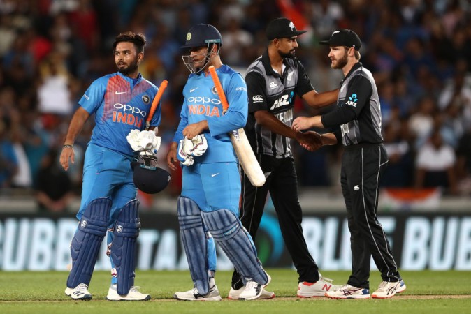 MS Dhoni and Rishabh Pant after winning the second T20I against New Zealand. MS Dhoni Indian Cricket team Rishabh Pant